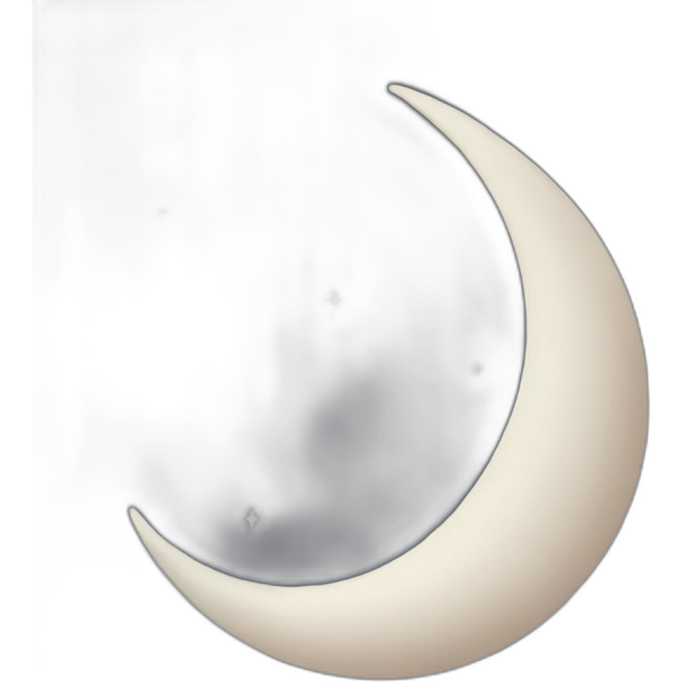 Crescent Moon emoji