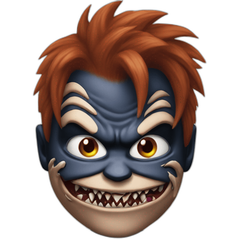 Chucky as venom emoji