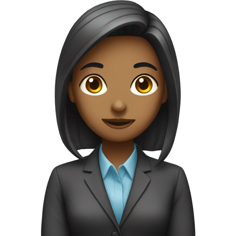 shy female office wor emoji