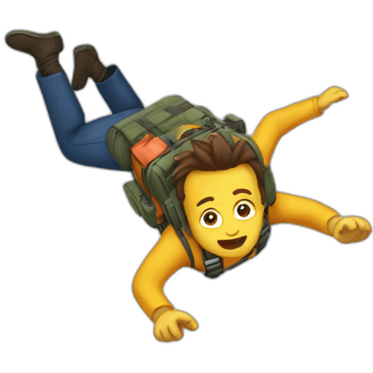 Freefall emoji