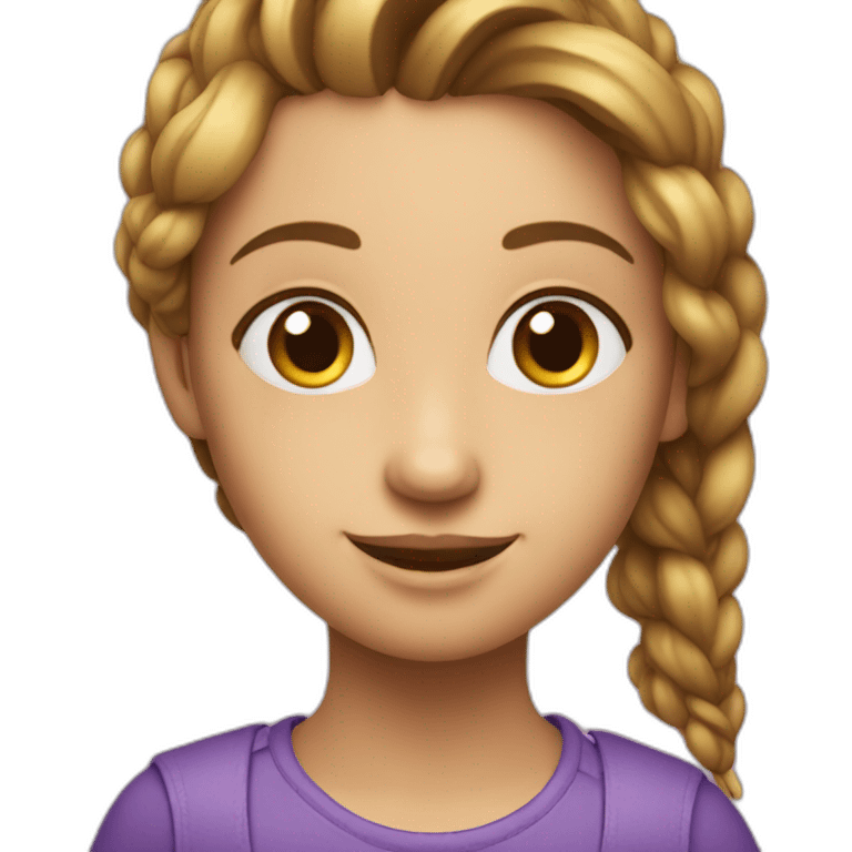 Anniversaire violette emoji