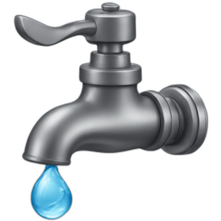 Water faucet Apple emoji