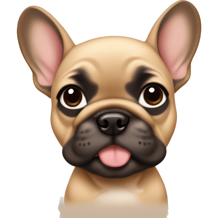 Fawn frenchie pup emoji