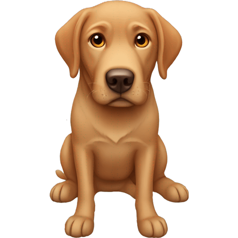 Labrador red emoji