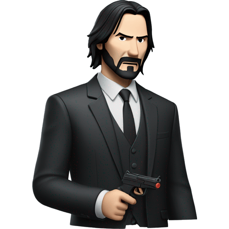 John wick playing ps5 emoji