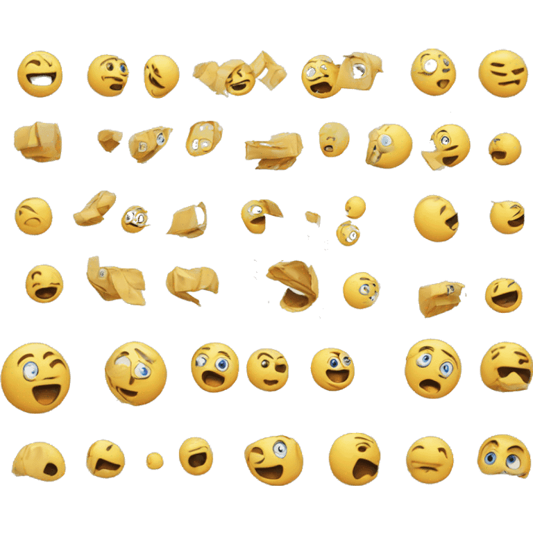 Sprechblase mit 3 schwarzen punkten 3d emoji