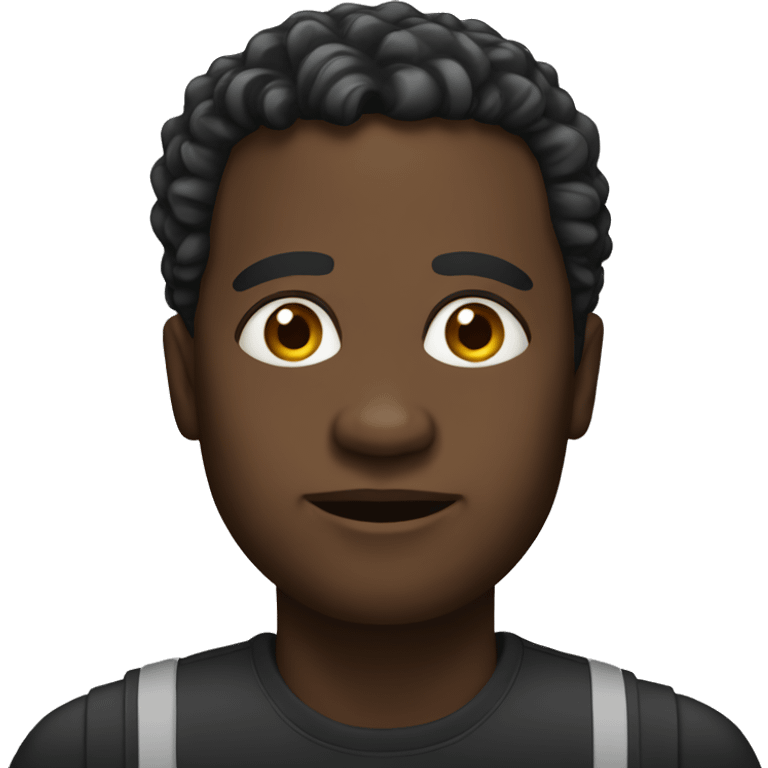 Big African American person emoji