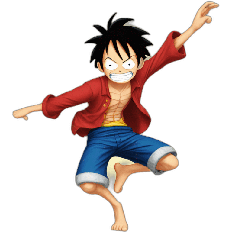 luffy dab emoji