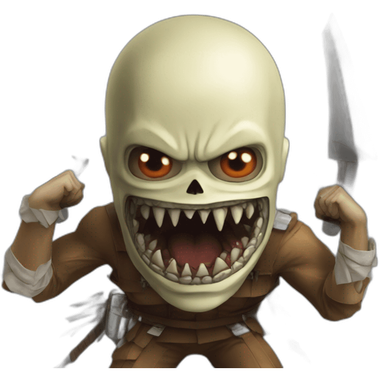 Attack on Titan monster emoji