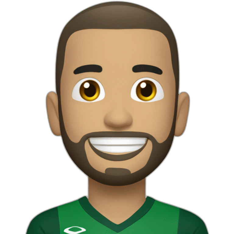 Ricardo quaresma qui célèbre un but emoji