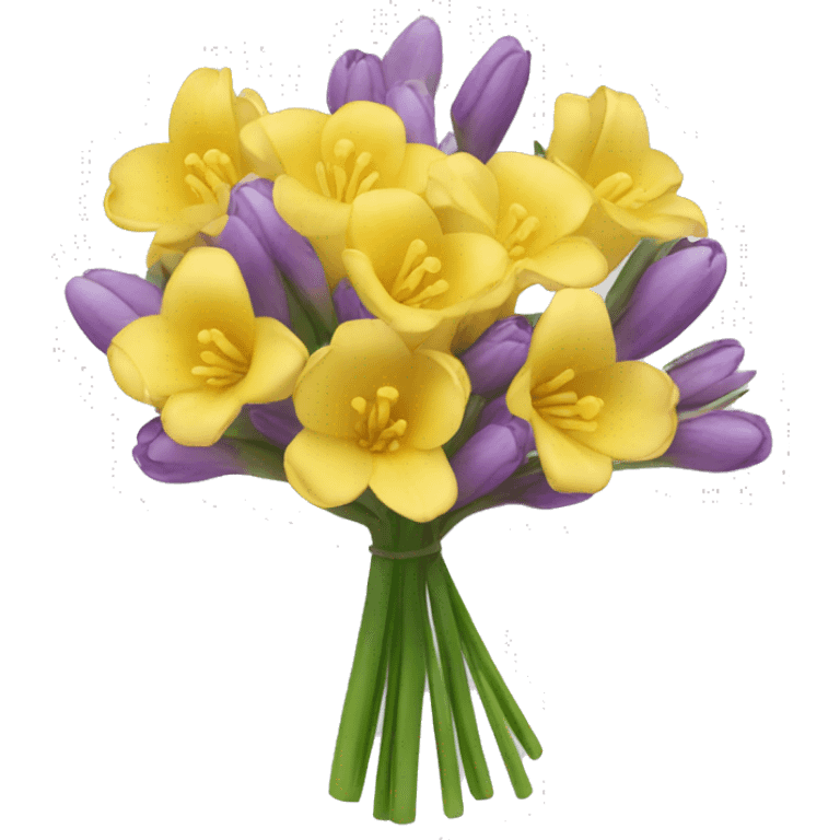 Bouquet of freesia emoji