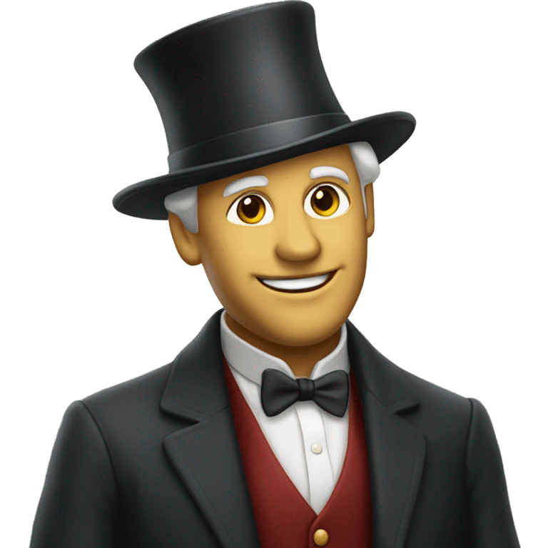 distinguished gentleman tipping his hat emoji