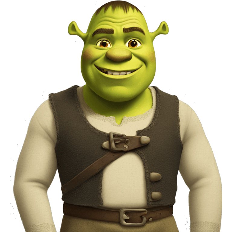 Shrek as an emoji emoji