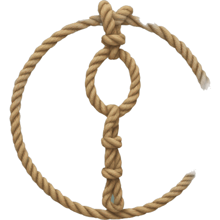 hanging circle rope emoji