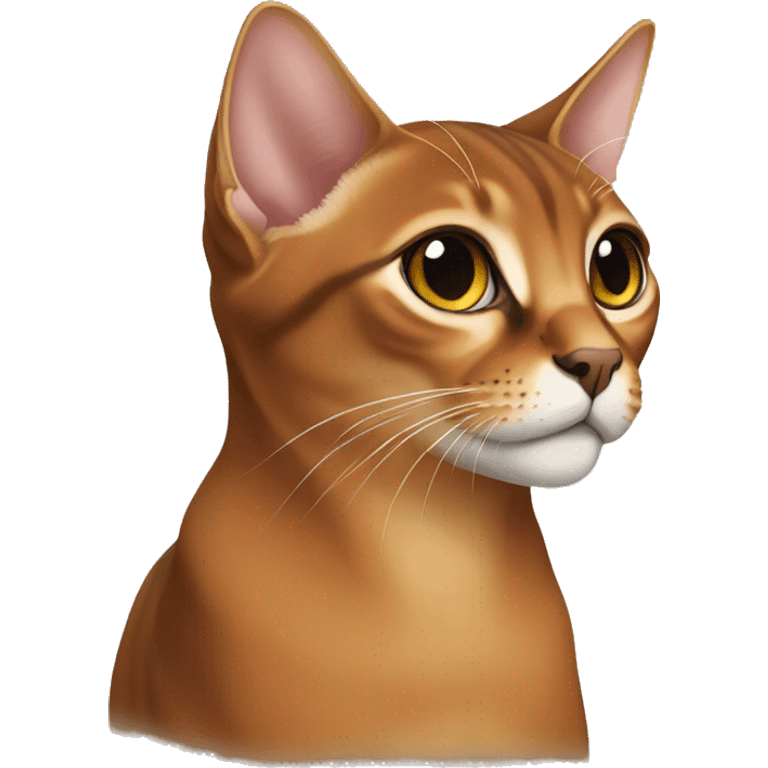 Abyssinian cat emoji