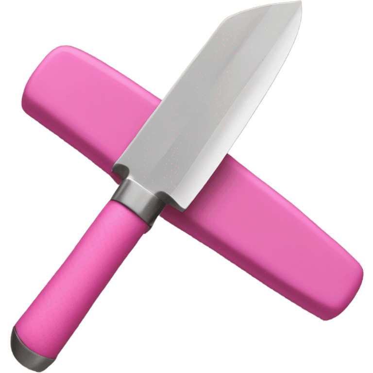 pink knife  emoji