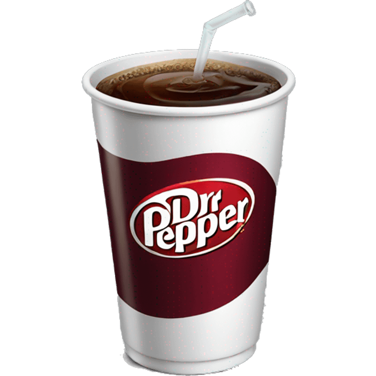 Cup of Dr Pepper  emoji