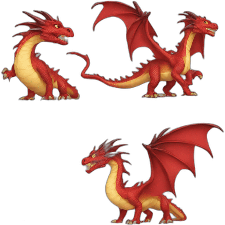 A Western style dragon emoji