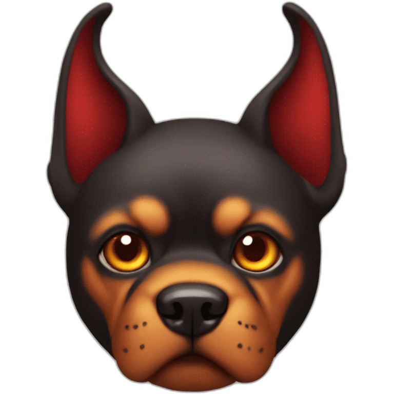 Dog devil emoji