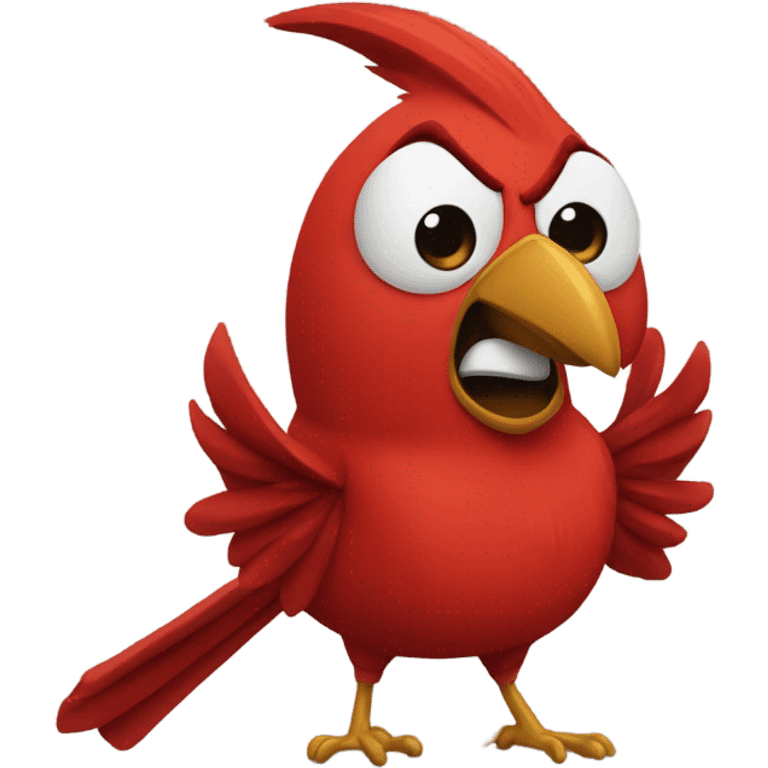 Cardinal flexing his muscles  emoji