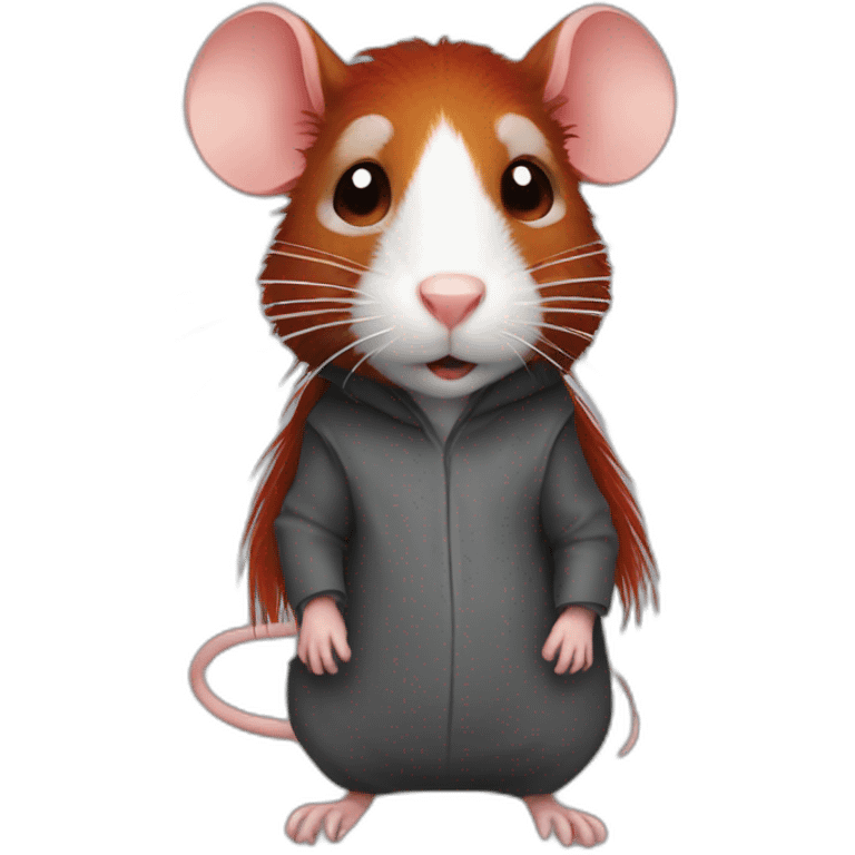 rat with long red hair emoji