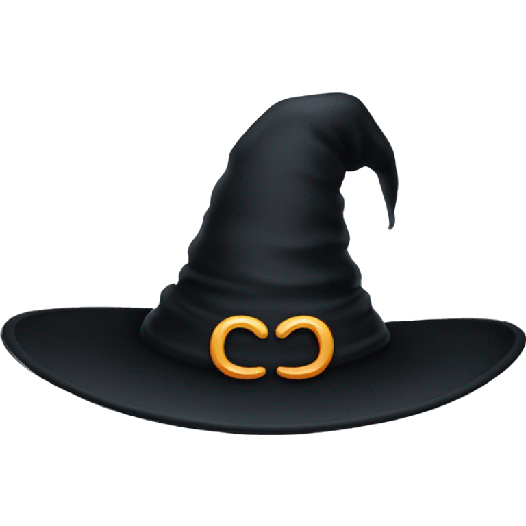 Black Witch hat emoji