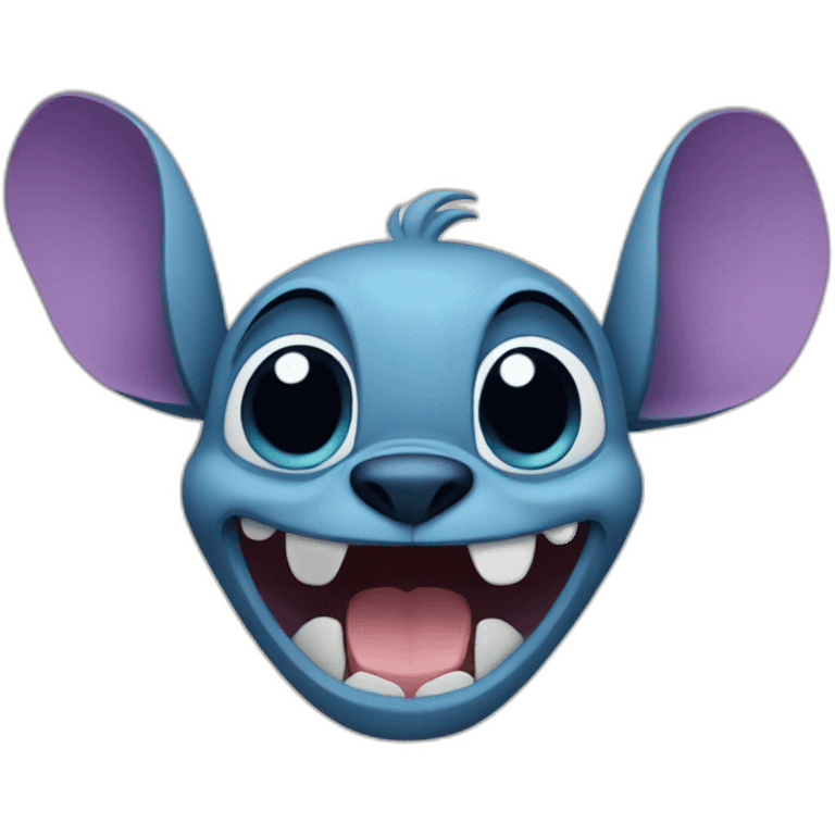 Stitch qui fume emoji