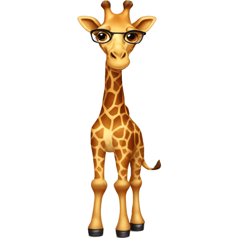 Giraffe wearing high heels  emoji