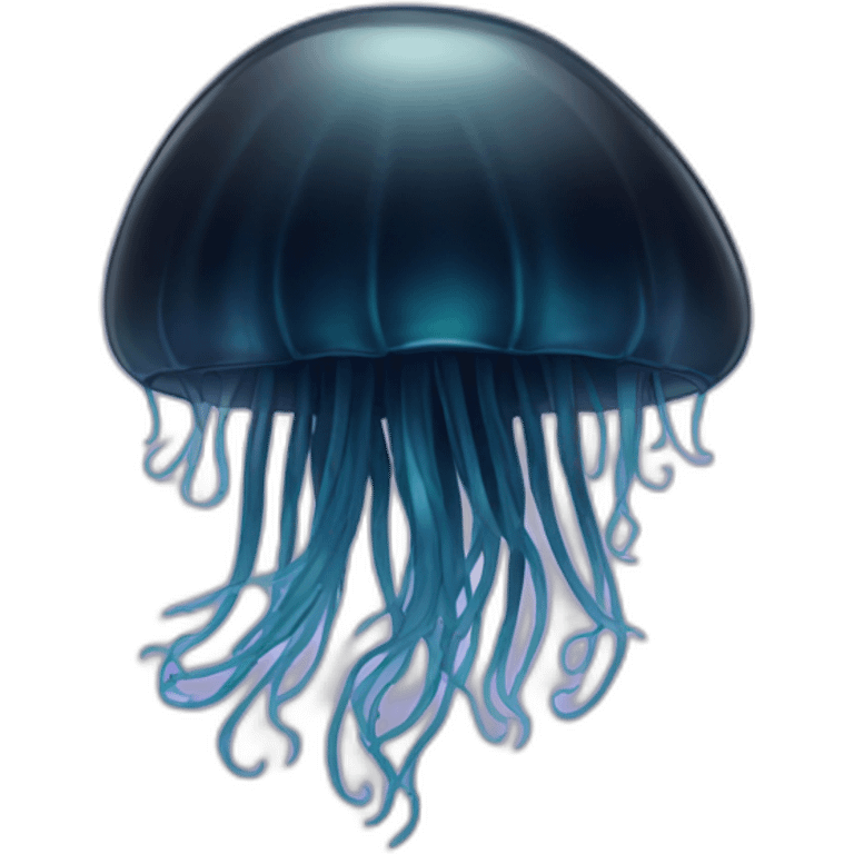 black jelly fish emoji