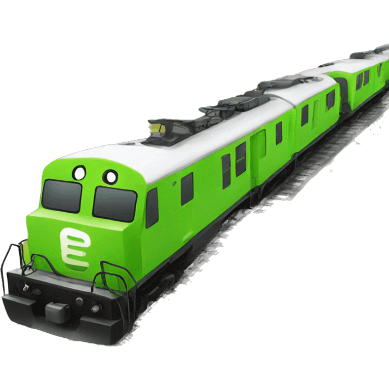 ecological train  emoji