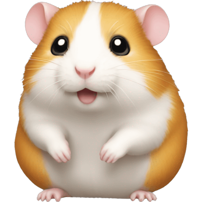 half of hamster emoji