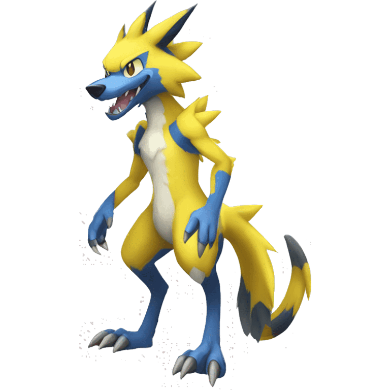 Lombax-Sergal-Zeraora-Fakemon full body emoji