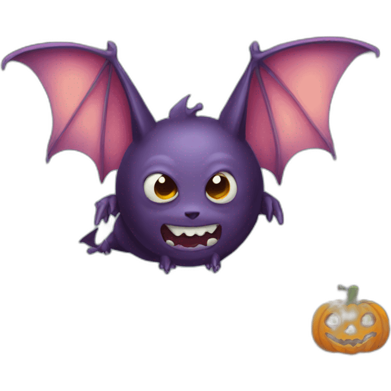 halloween bat emoji