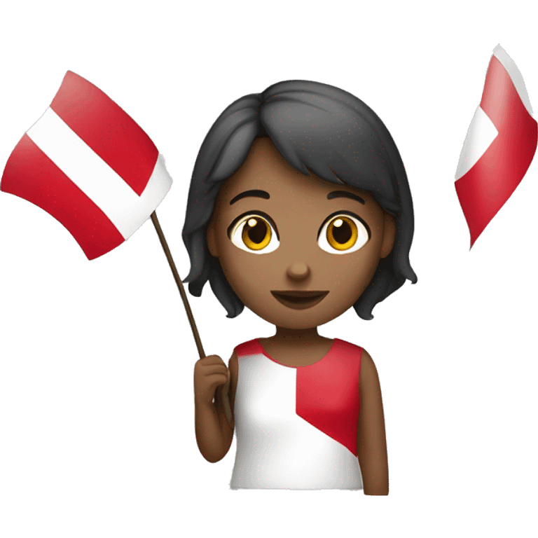 Women Holding poland Flag emoji