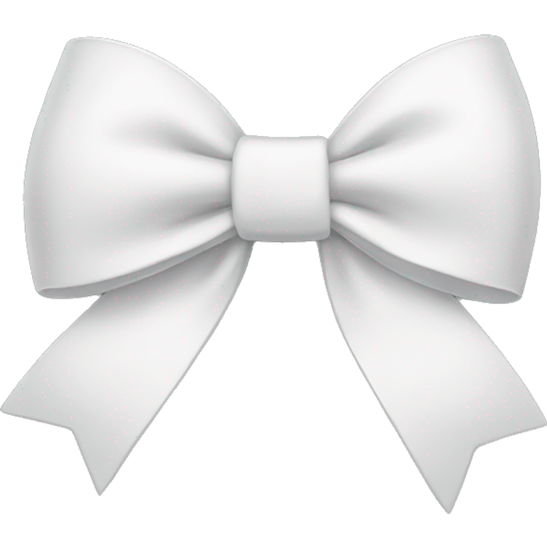 white bow emoji