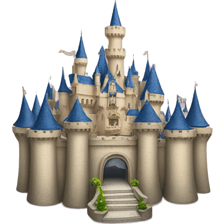 Sleeping beauty’s castle emoji