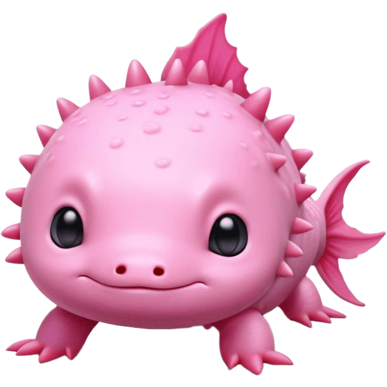 very cute axolotl 4k ultra HD  emoji