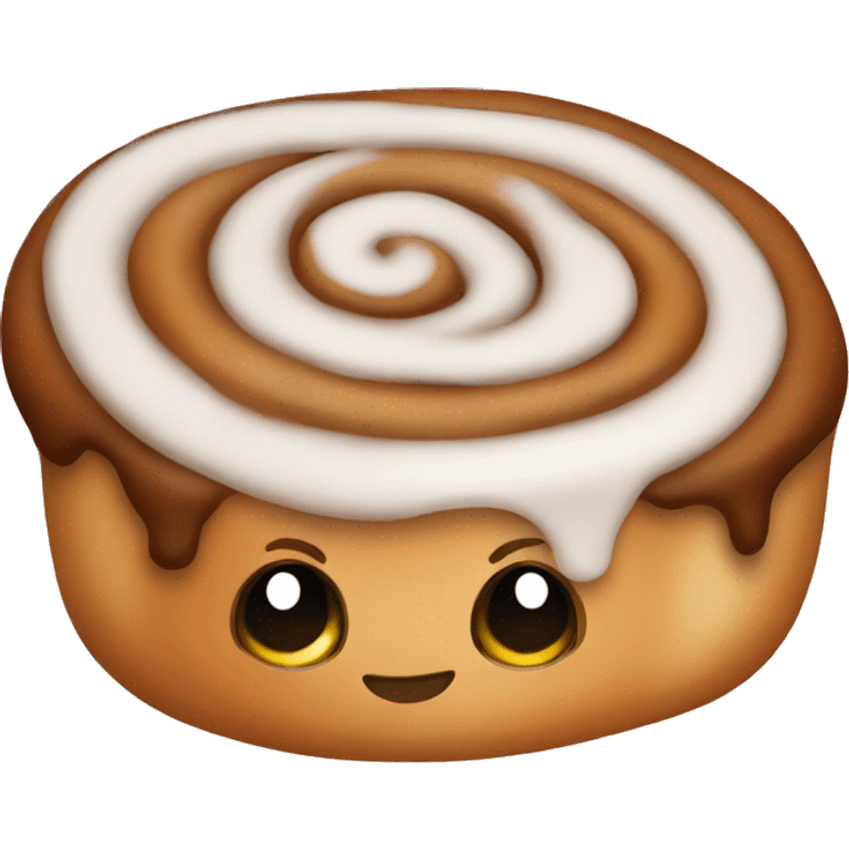 Christmas cinnamon bun emoji