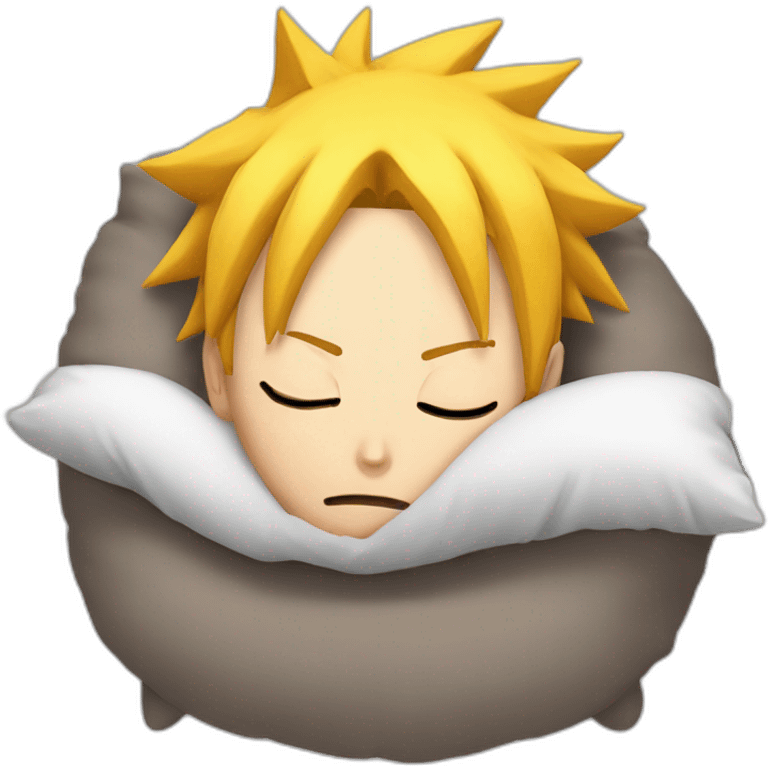 Naruto uzumaki sleeping emoji