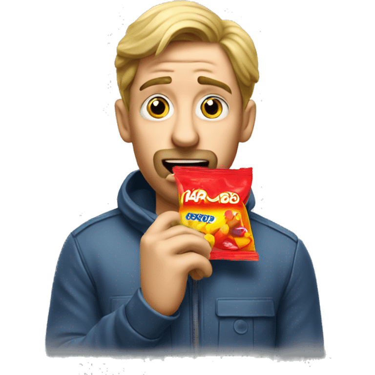 Man eat haribo emoji