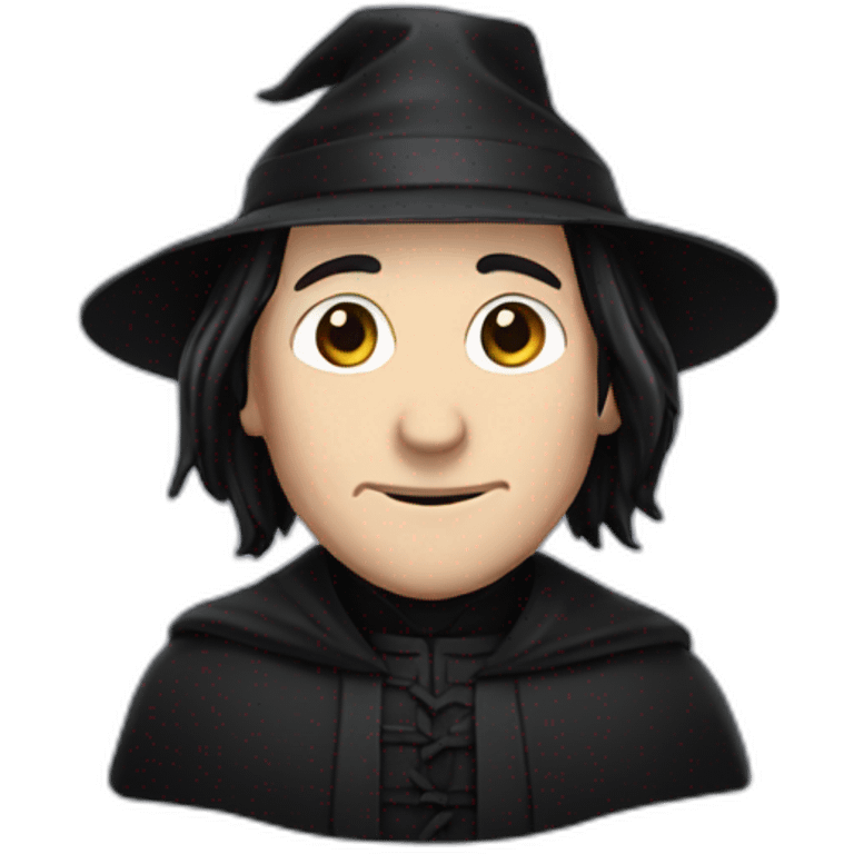 snape with cap that says best uncle emoji