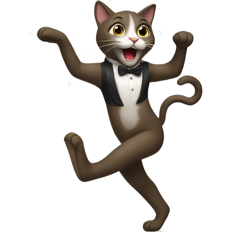 Dancing cat emoji