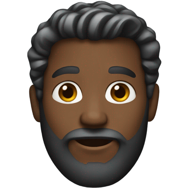 bearded black guy emoji