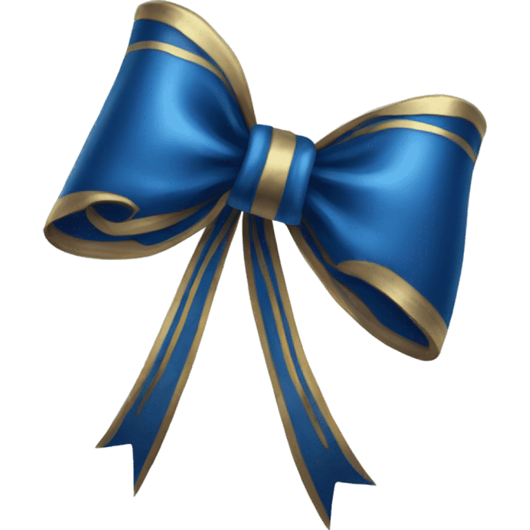 Navi Blue Bow emoji