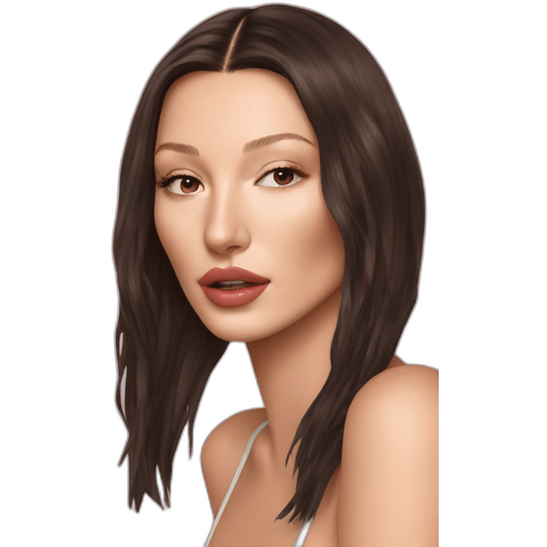 Bella hadid emoji