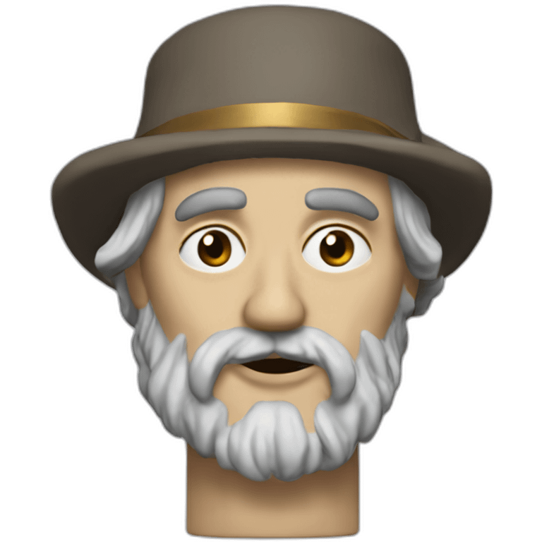 pete doherty dressed as diogenes of sinope emoji