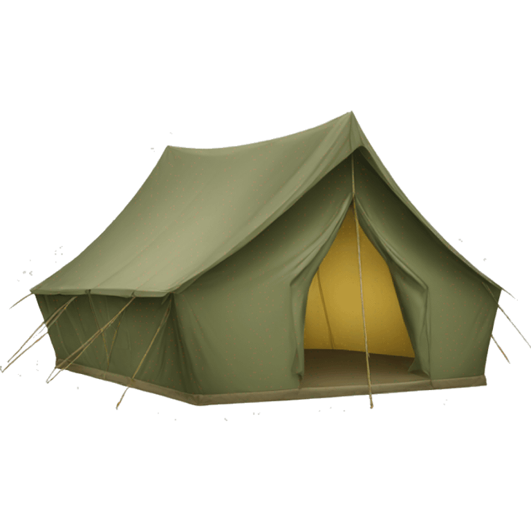 MILITARY TENT emoji