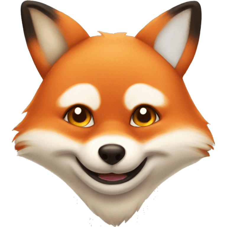 Very Chubby Fox face emoji