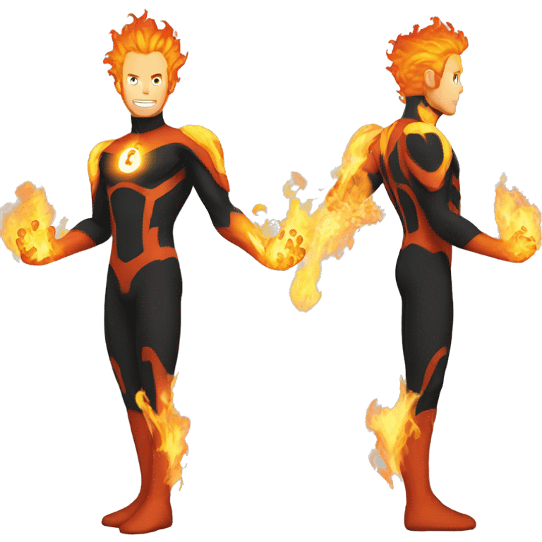 Human torch emoji