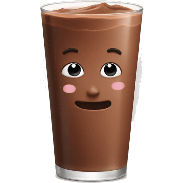 Chocolate milk emoji